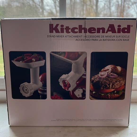 New in Box KitchenAid Meat Grinder Attachment - Picture 2 of 3